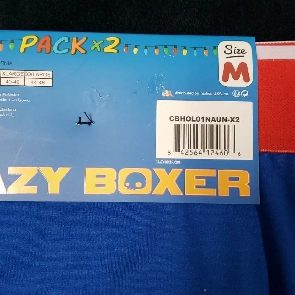𝅺2 PACK SANTA UNICORN NARWAL BOXER BRIEFS